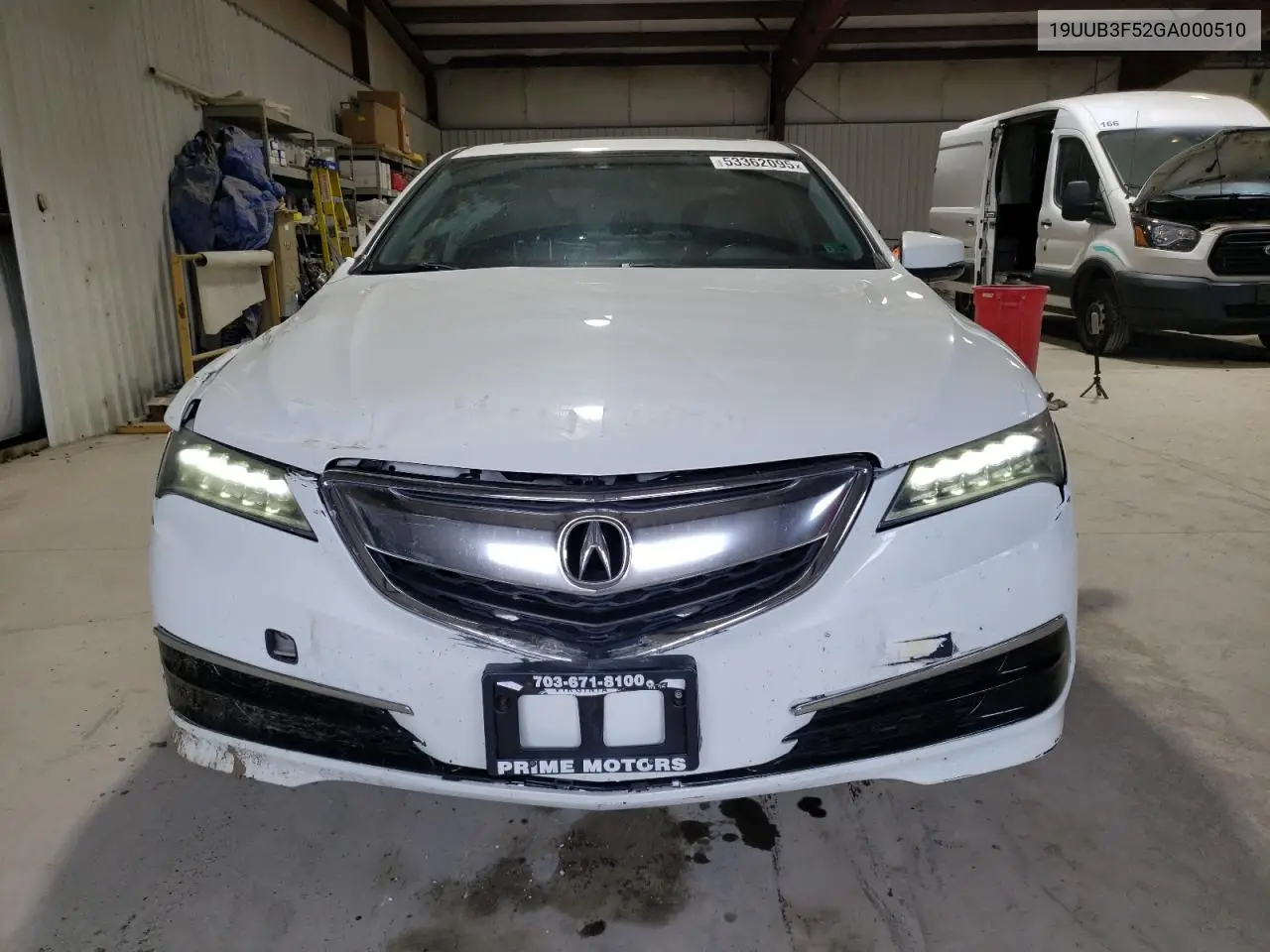 2016 Acura Tlx Tech VIN: 19UUB3F52GA000510 Lot: 53362095