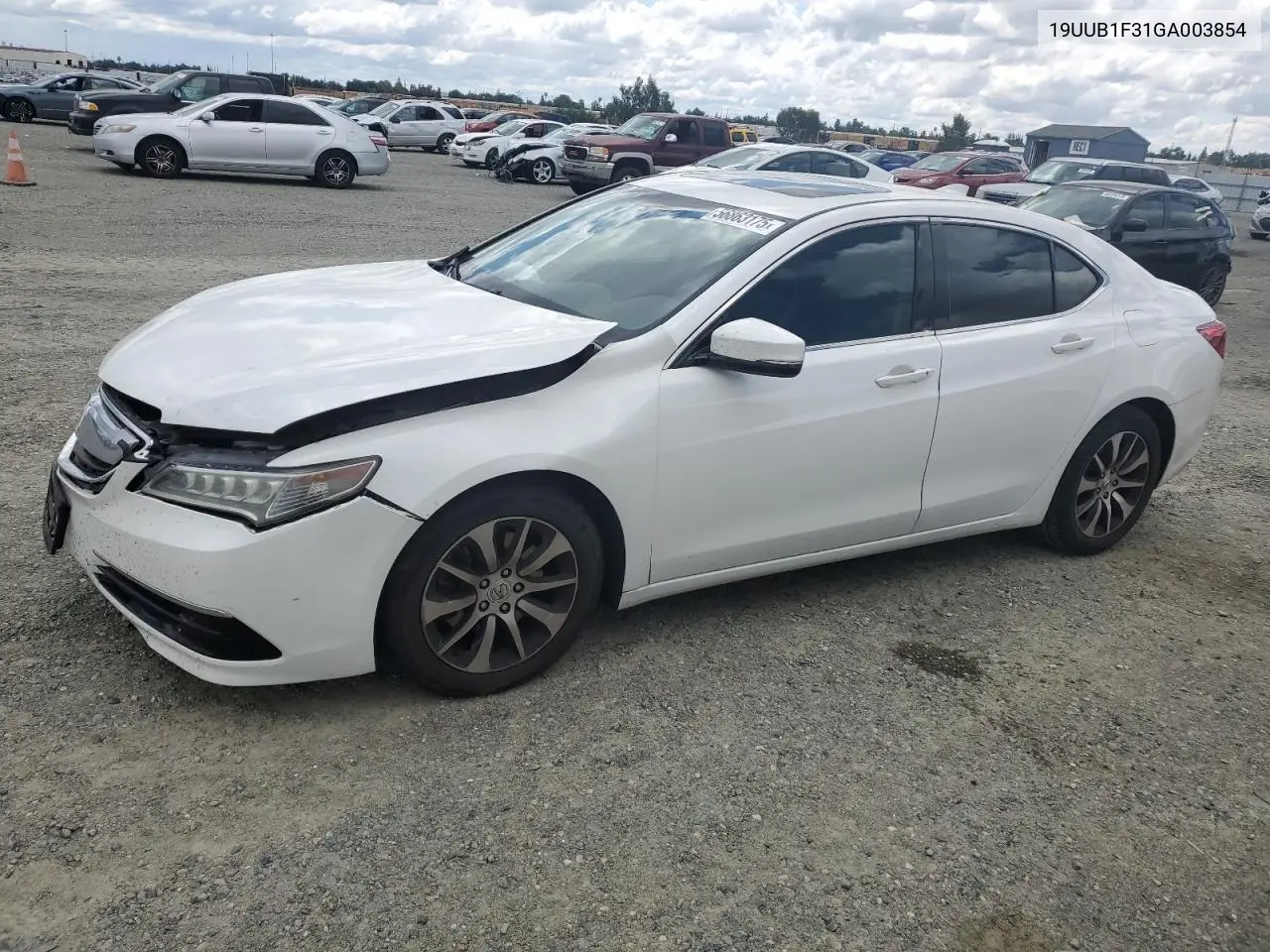 2016 Acura Tlx VIN: 19UUB1F31GA003854 Lot: 56863175