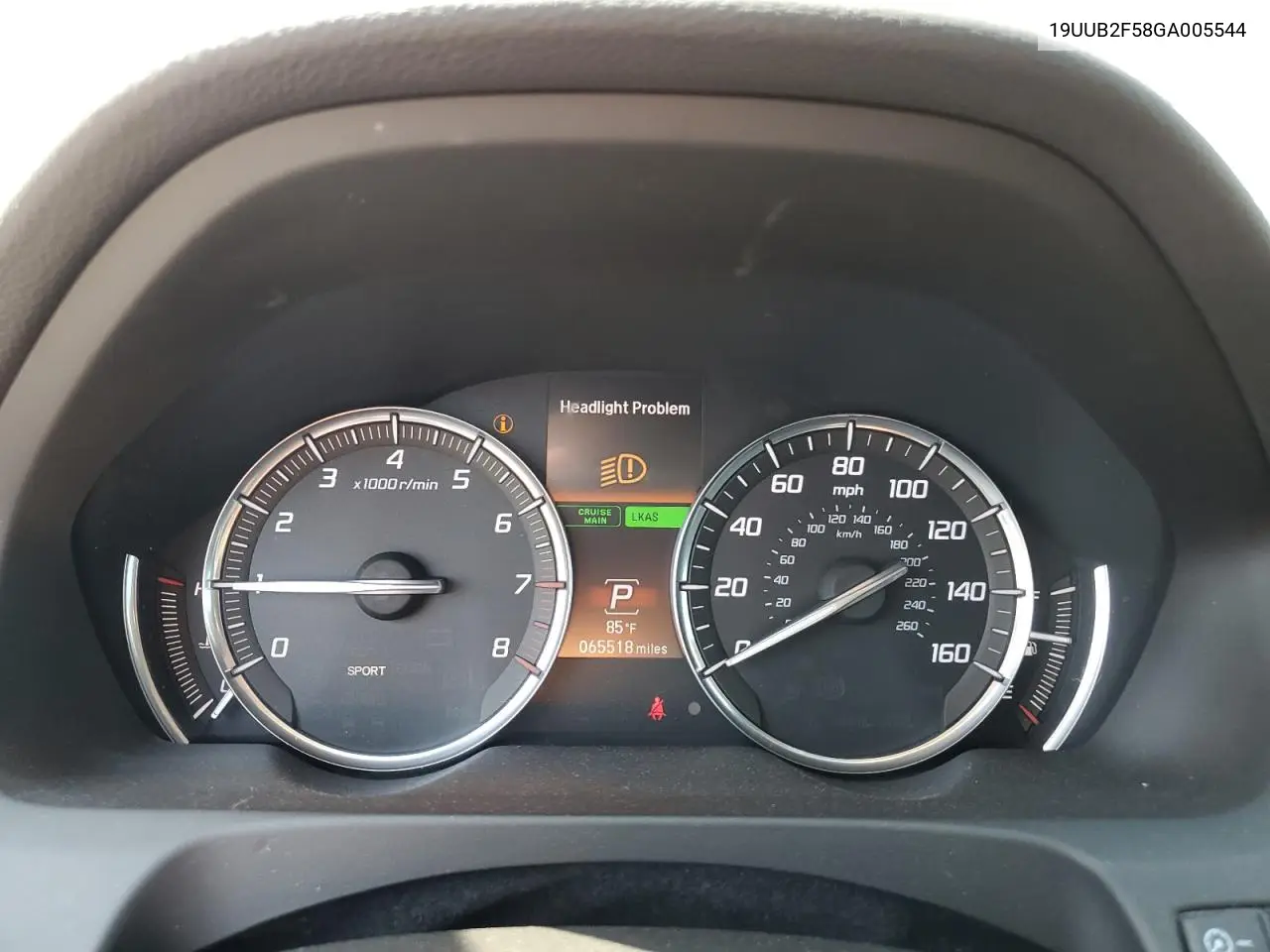 2016 Acura Tlx Tech VIN: 19UUB2F58GA005544 Lot: 56891675
