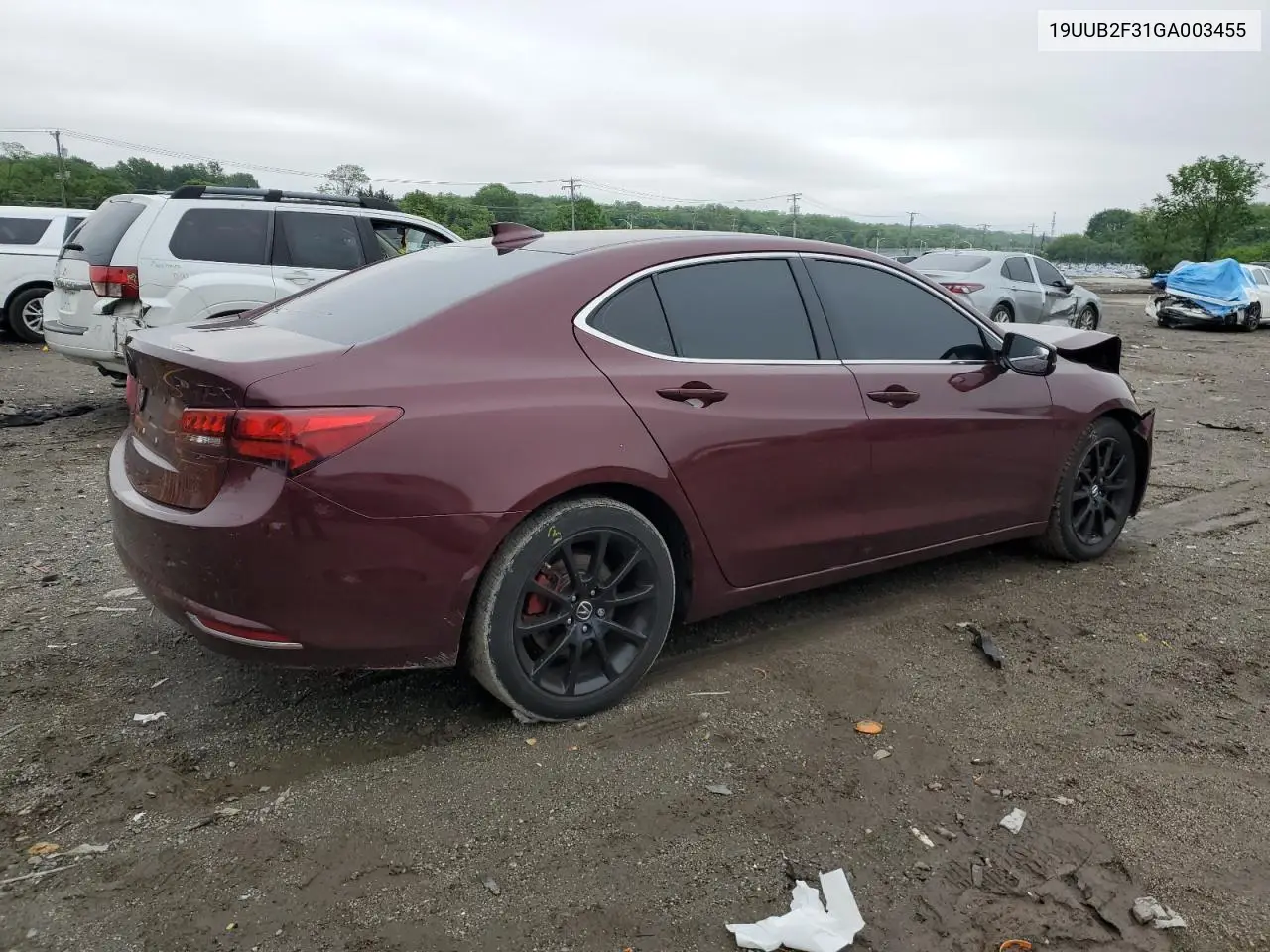 2016 Acura Tlx VIN: 19UUB2F31GA003455 Lot: 57171415