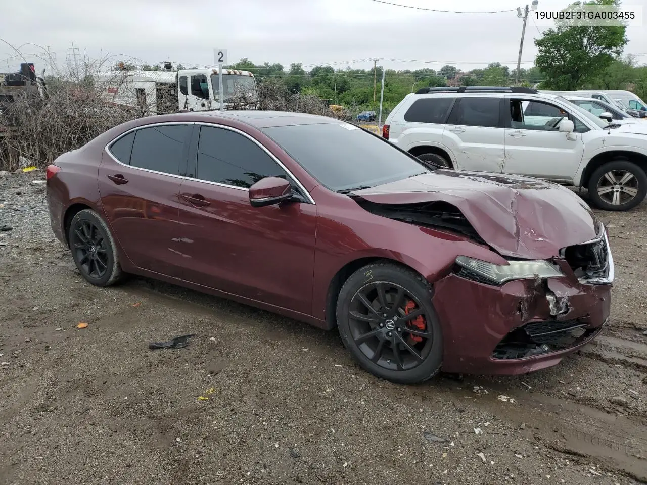 2016 Acura Tlx VIN: 19UUB2F31GA003455 Lot: 57171415