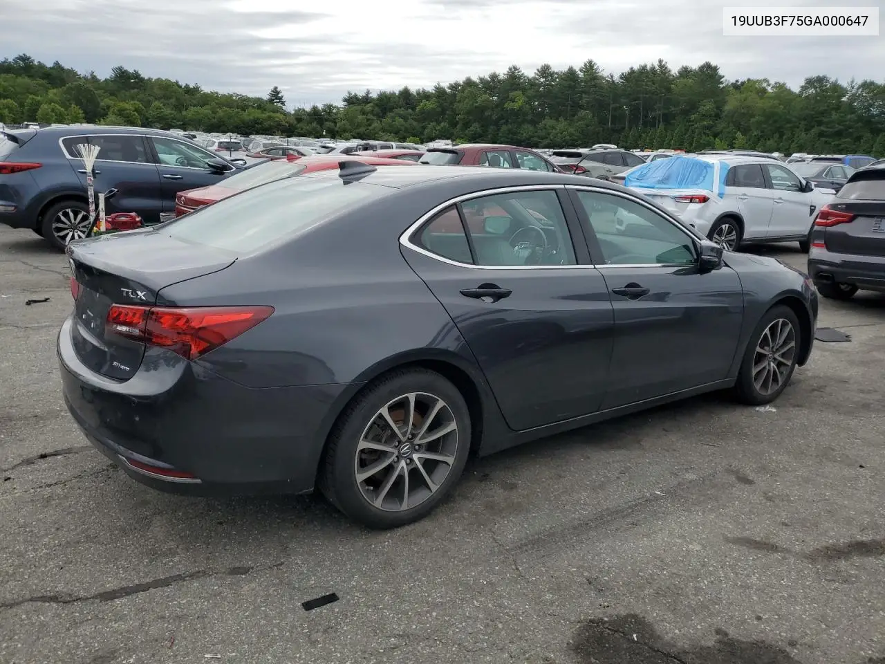 2016 Acura Tlx Advance VIN: 19UUB3F75GA000647 Lot: 62183895