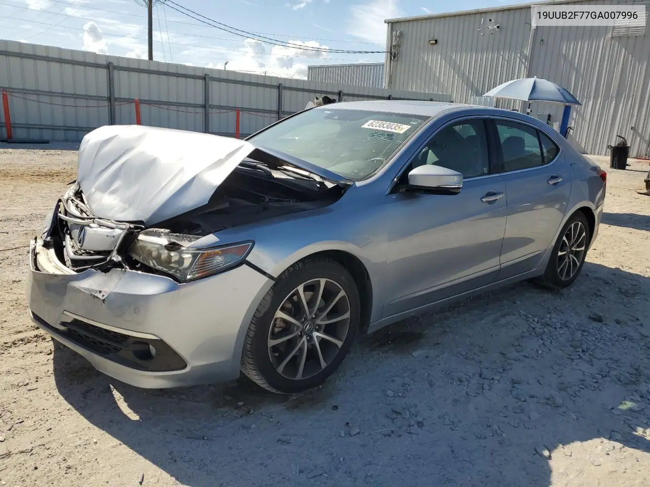 2016 Acura Tlx Advance VIN: 19UUB2F77GA007996 Lot: 62383035