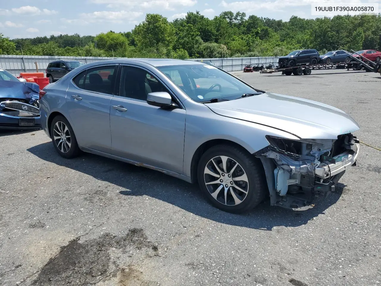 2016 Acura Tlx VIN: 19UUB1F39GA005870 Lot: 65352595