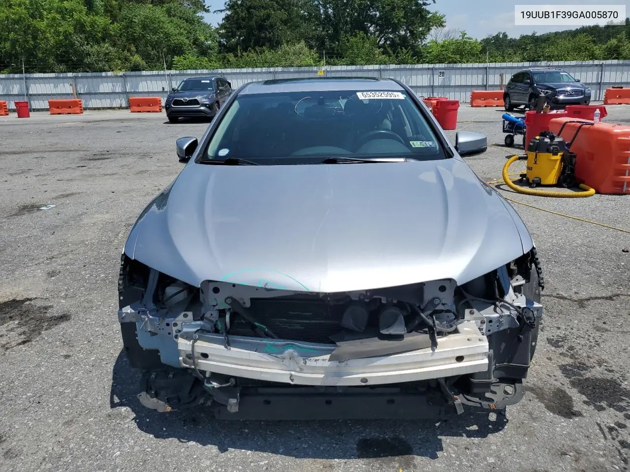 2016 Acura Tlx VIN: 19UUB1F39GA005870 Lot: 65352595