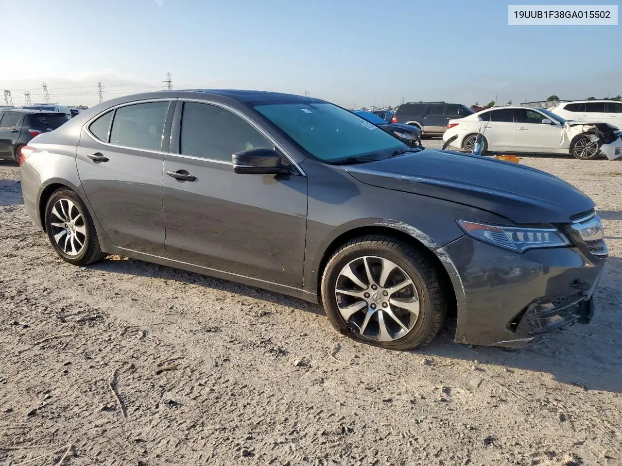 2016 Acura Tlx VIN: 19UUB1F38GA015502 Lot: 65402675