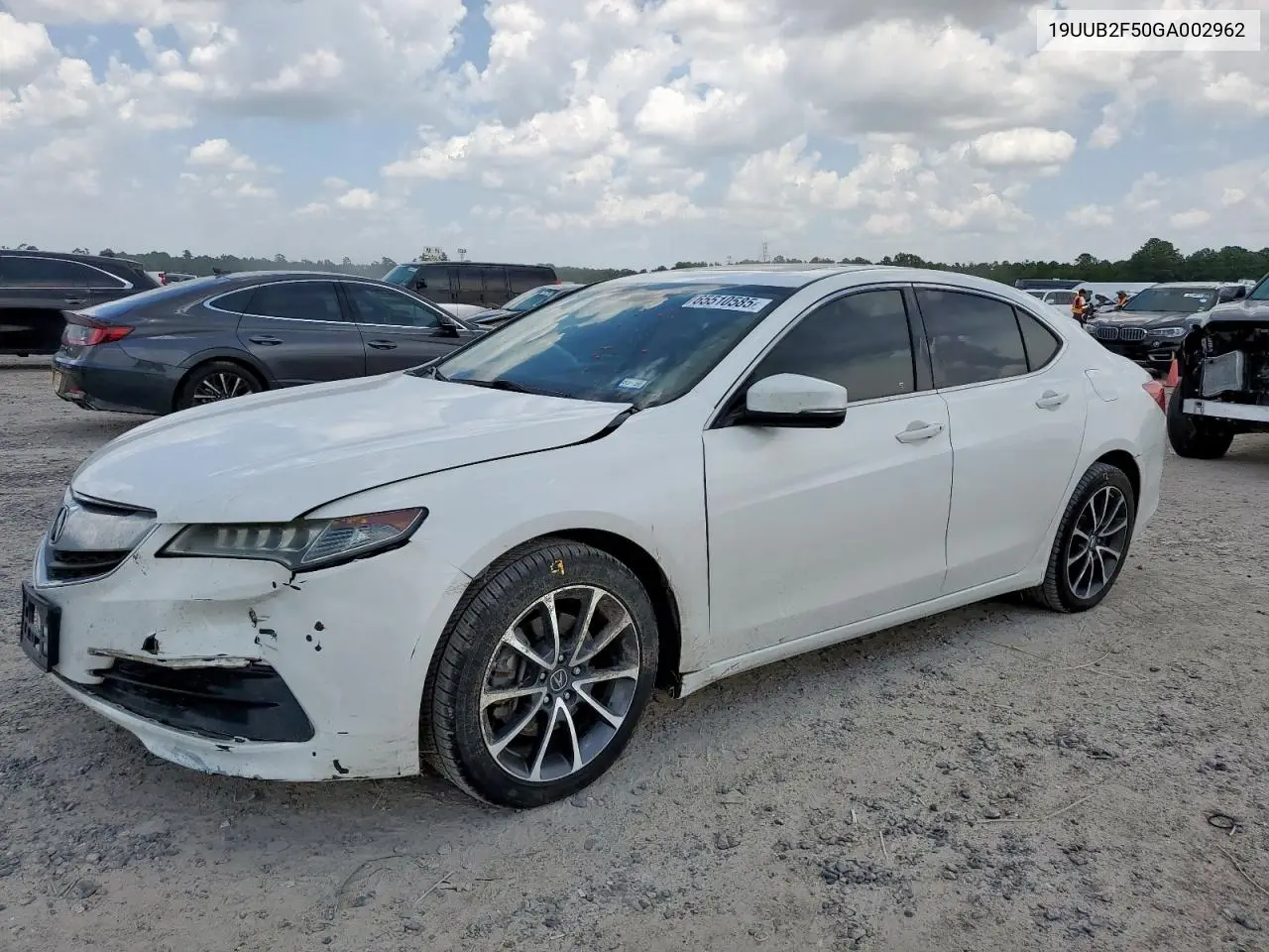 2016 Acura Tlx Tech VIN: 19UUB2F50GA002962 Lot: 65510585