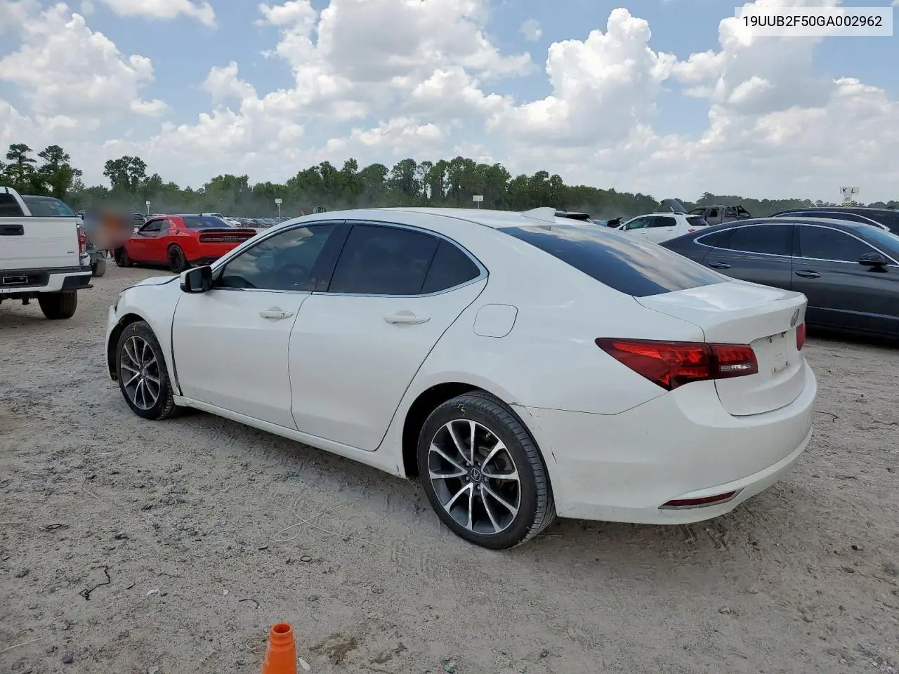2016 Acura Tlx Tech VIN: 19UUB2F50GA002962 Lot: 65510585