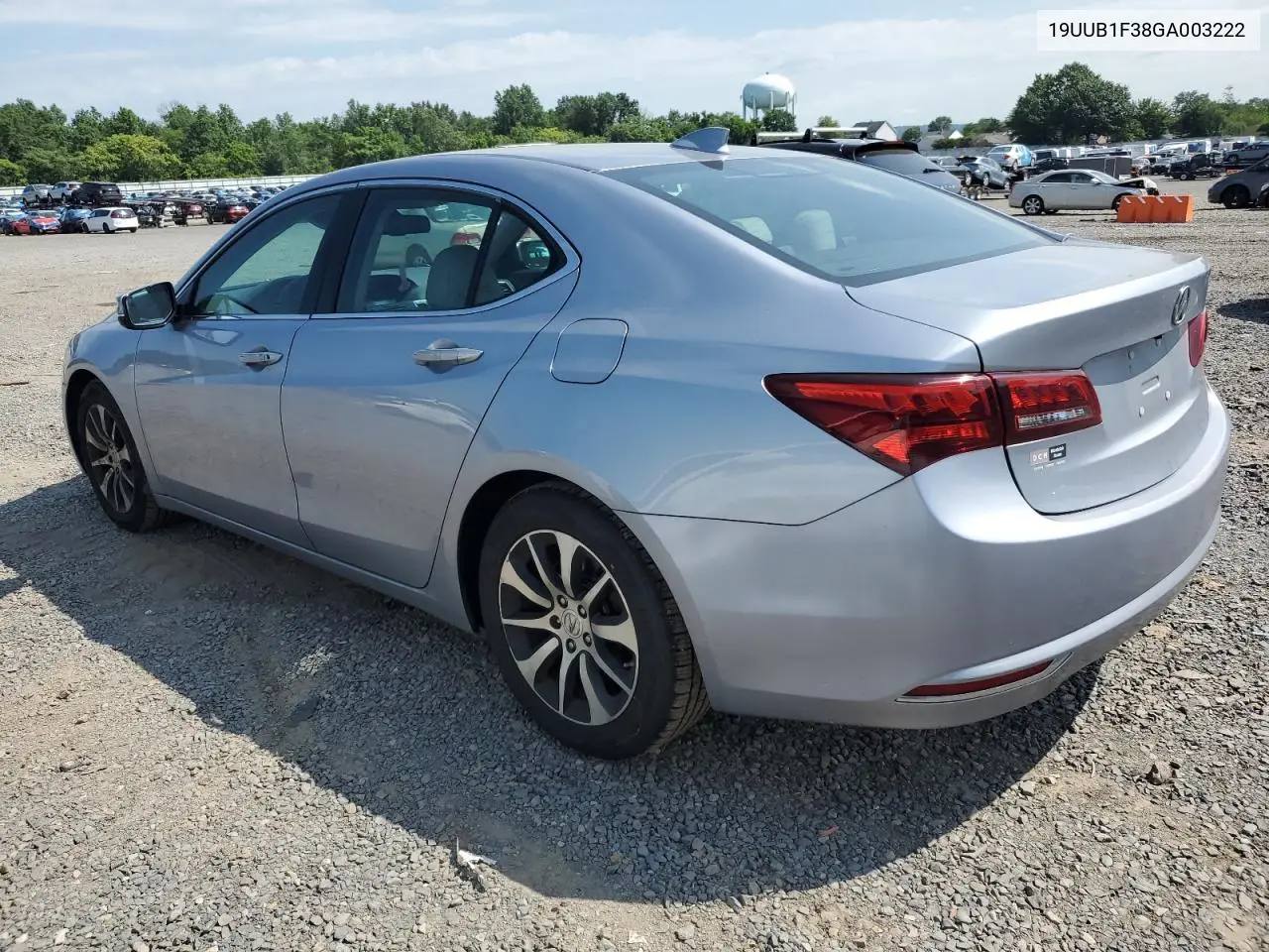 2016 Acura Tlx VIN: 19UUB1F38GA003222 Lot: 65688075