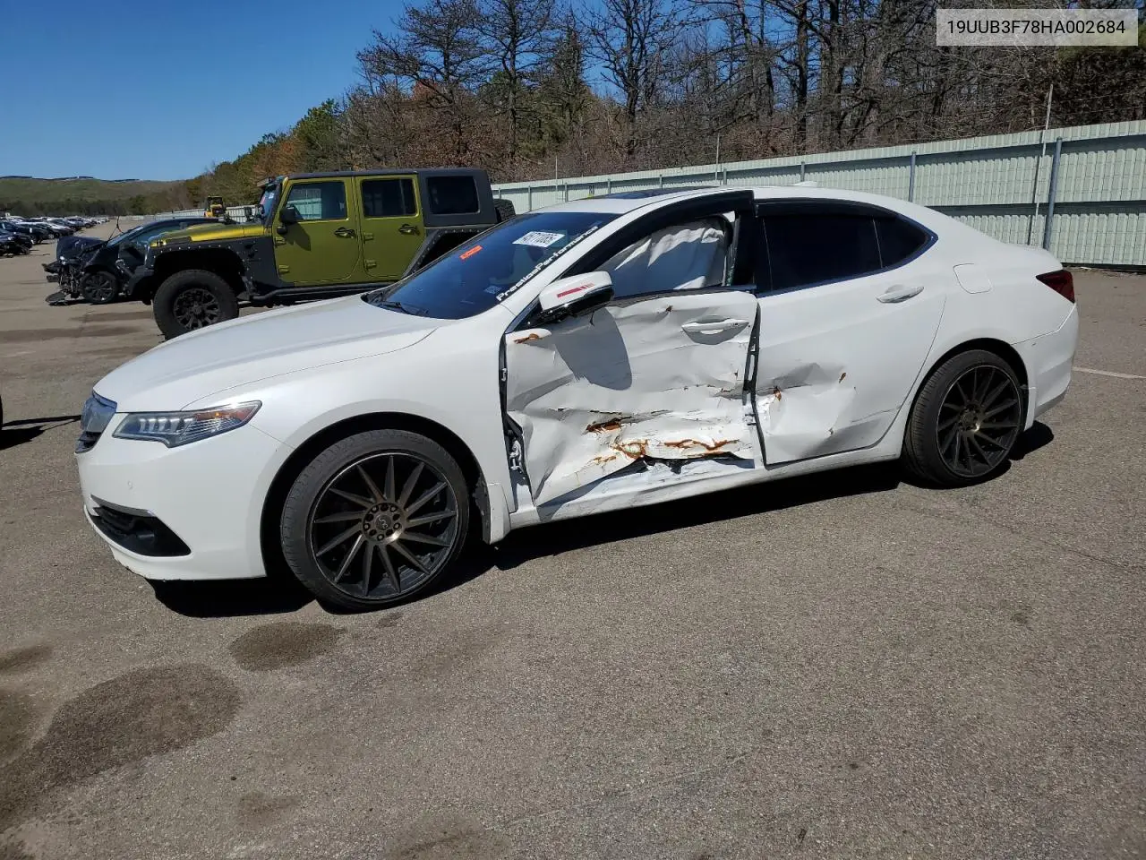 2017 Acura Tlx Advance VIN: 19UUB3F78HA002684 Lot: 45711085