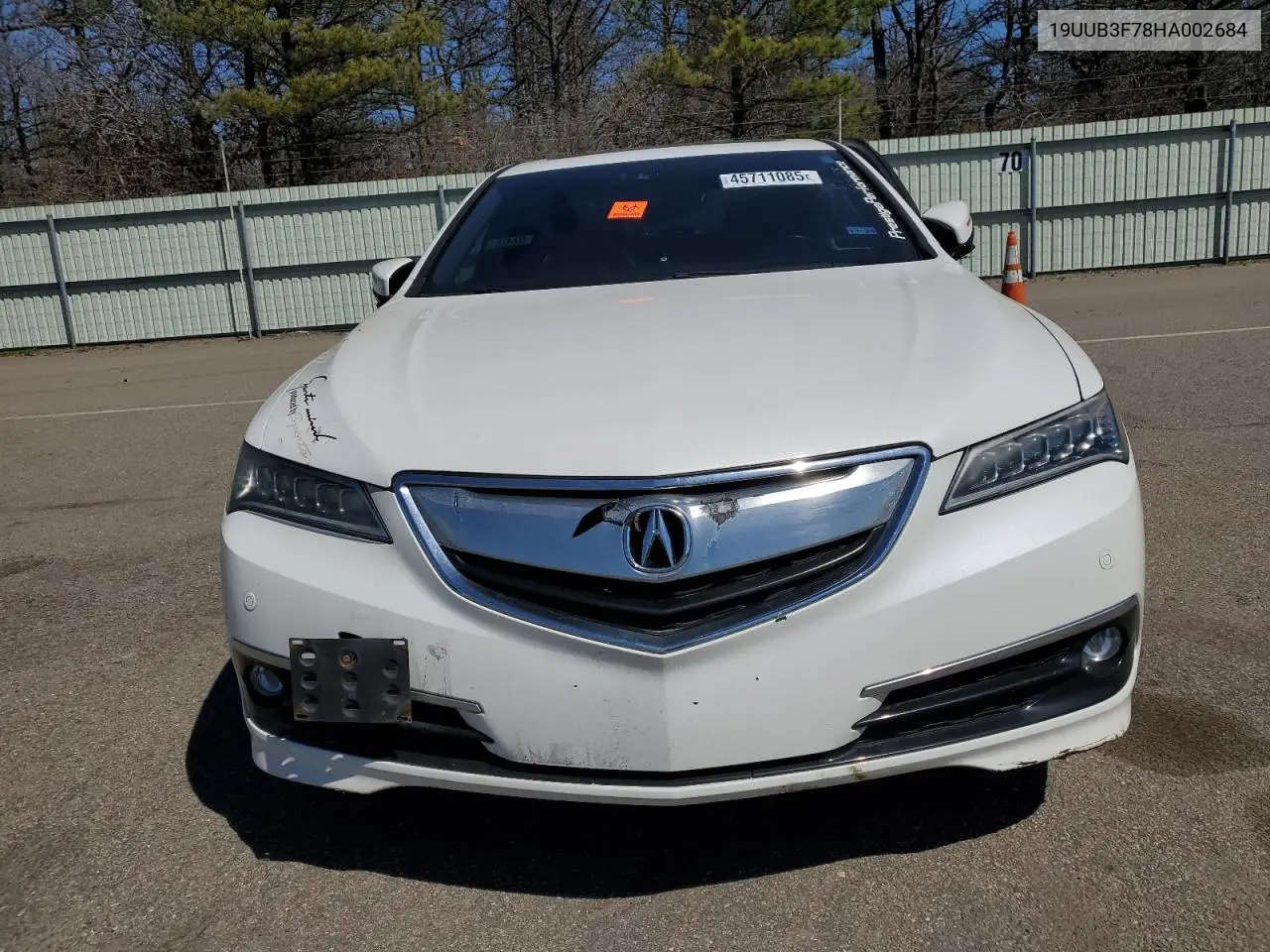 2017 Acura Tlx Advance VIN: 19UUB3F78HA002684 Lot: 45711085