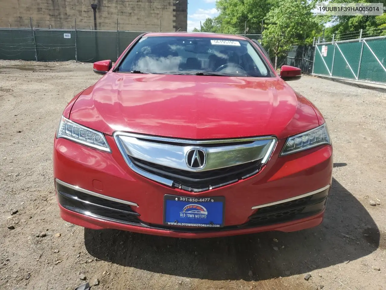 2017 Acura Tlx VIN: 19UUB1F39HA005014 Lot: 56195195