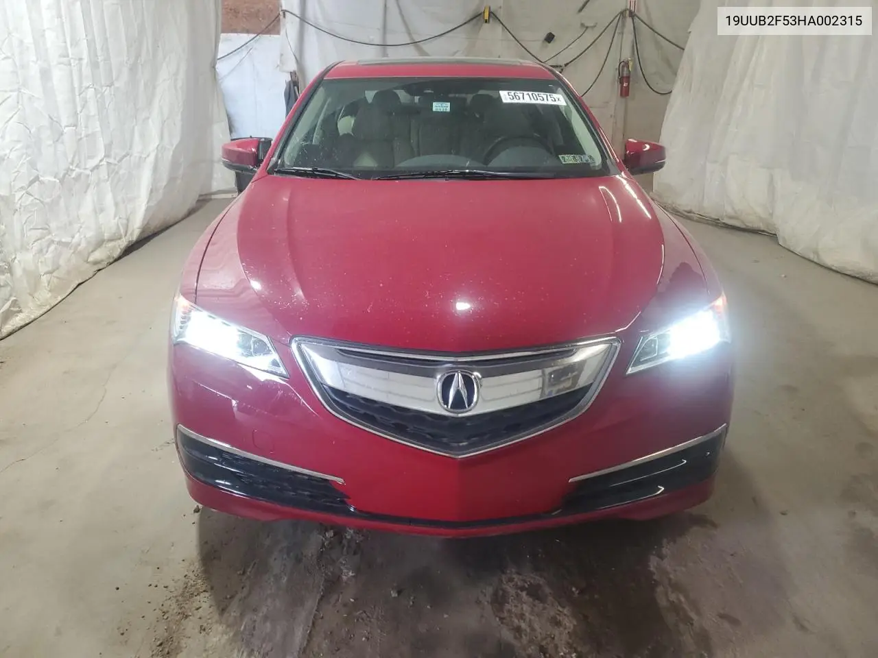 2017 Acura Tlx Tech VIN: 19UUB2F53HA002315 Lot: 56710575