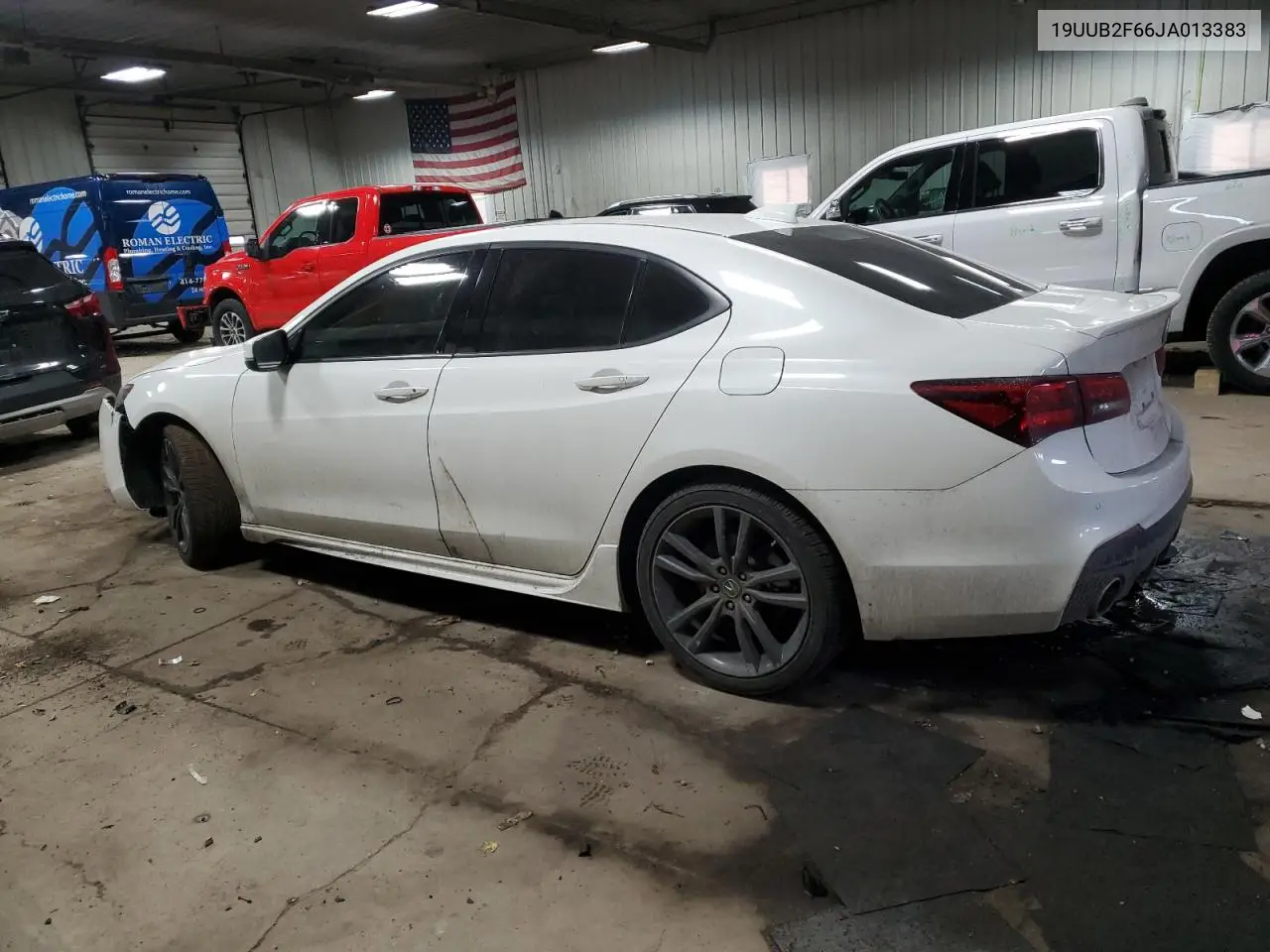 2018 Acura Tlx Tech+A VIN: 19UUB2F66JA013383 Lot: 47380805