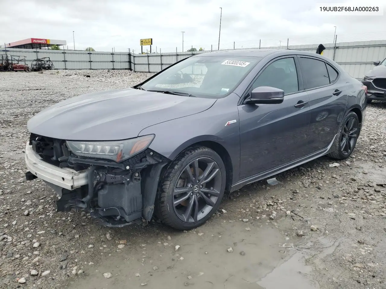 2018 Acura Tlx Tech+A VIN: 19UUB2F68JA000263 Lot: 55300245