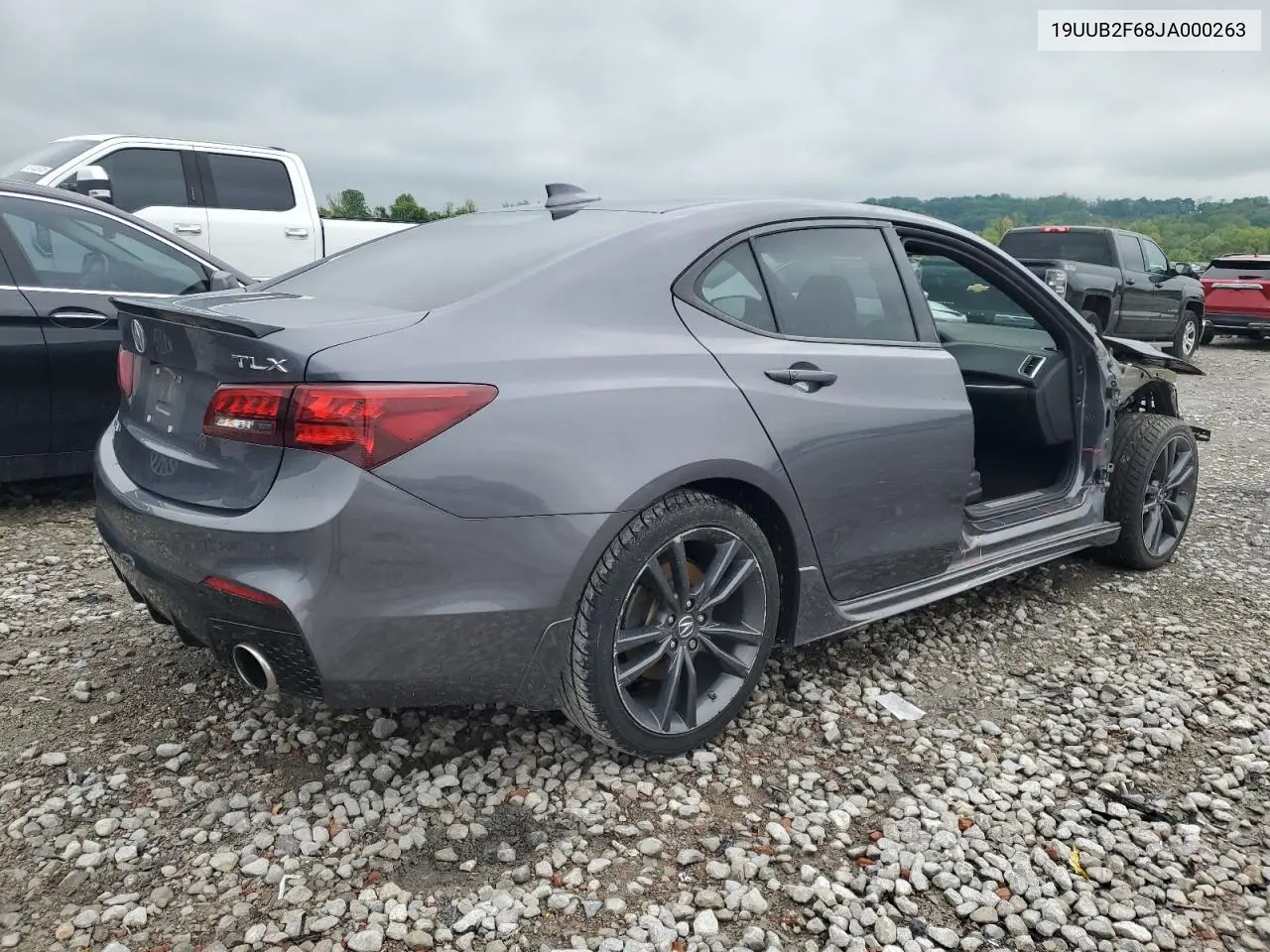 2018 Acura Tlx Tech+A VIN: 19UUB2F68JA000263 Lot: 55300245