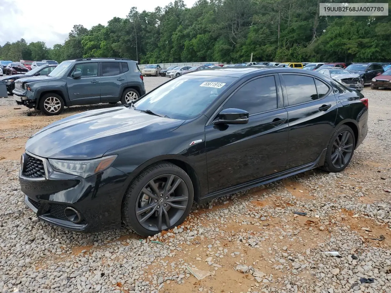 2018 Acura Tlx Tech+A VIN: 19UUB2F68JA007780 Lot: 55611915