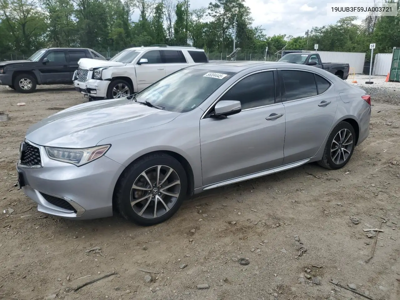 2018 Acura Tlx Tech VIN: 19UUB3F59JA003721 Lot: 56004445