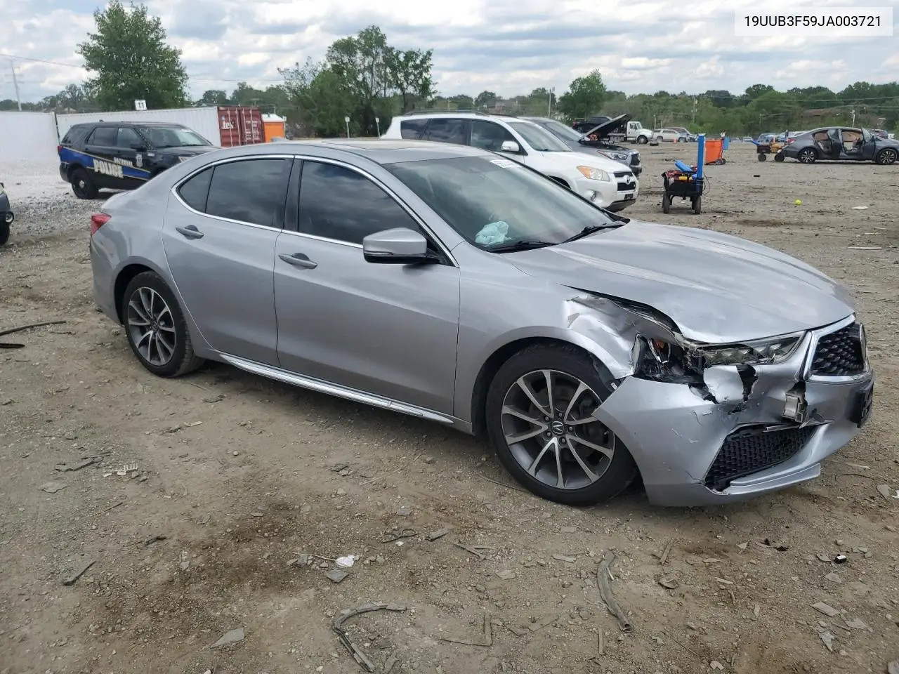 2018 Acura Tlx Tech VIN: 19UUB3F59JA003721 Lot: 56004445
