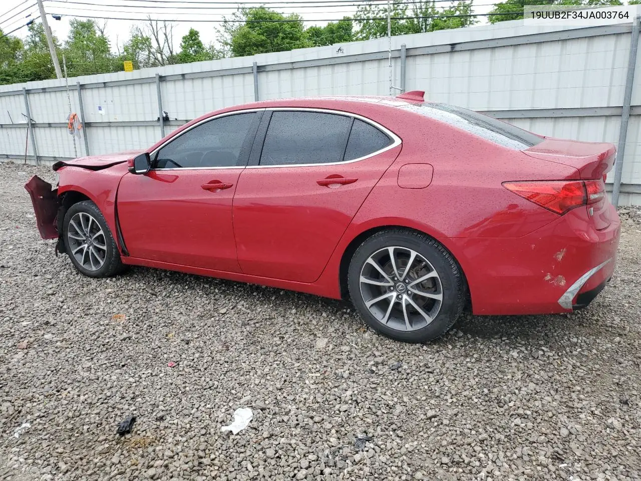 2018 Acura Tlx VIN: 19UUB2F34JA003764 Lot: 56737545