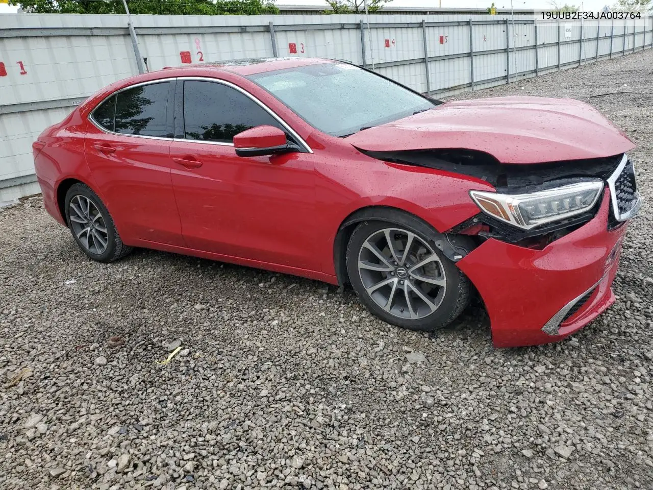 2018 Acura Tlx VIN: 19UUB2F34JA003764 Lot: 56737545