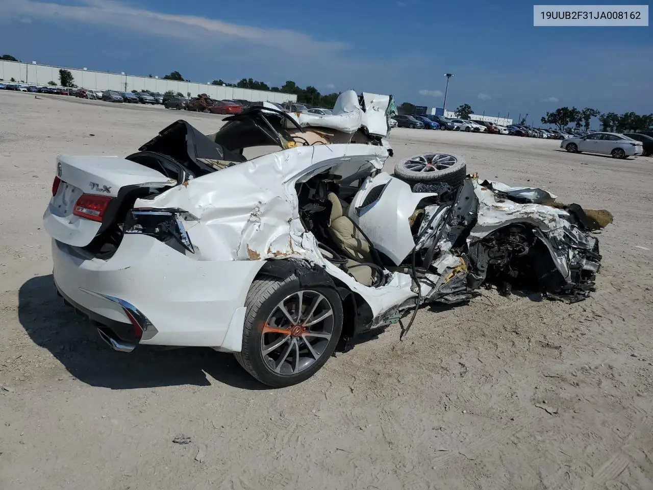 2018 Acura Tlx VIN: 19UUB2F31JA008162 Lot: 58249043