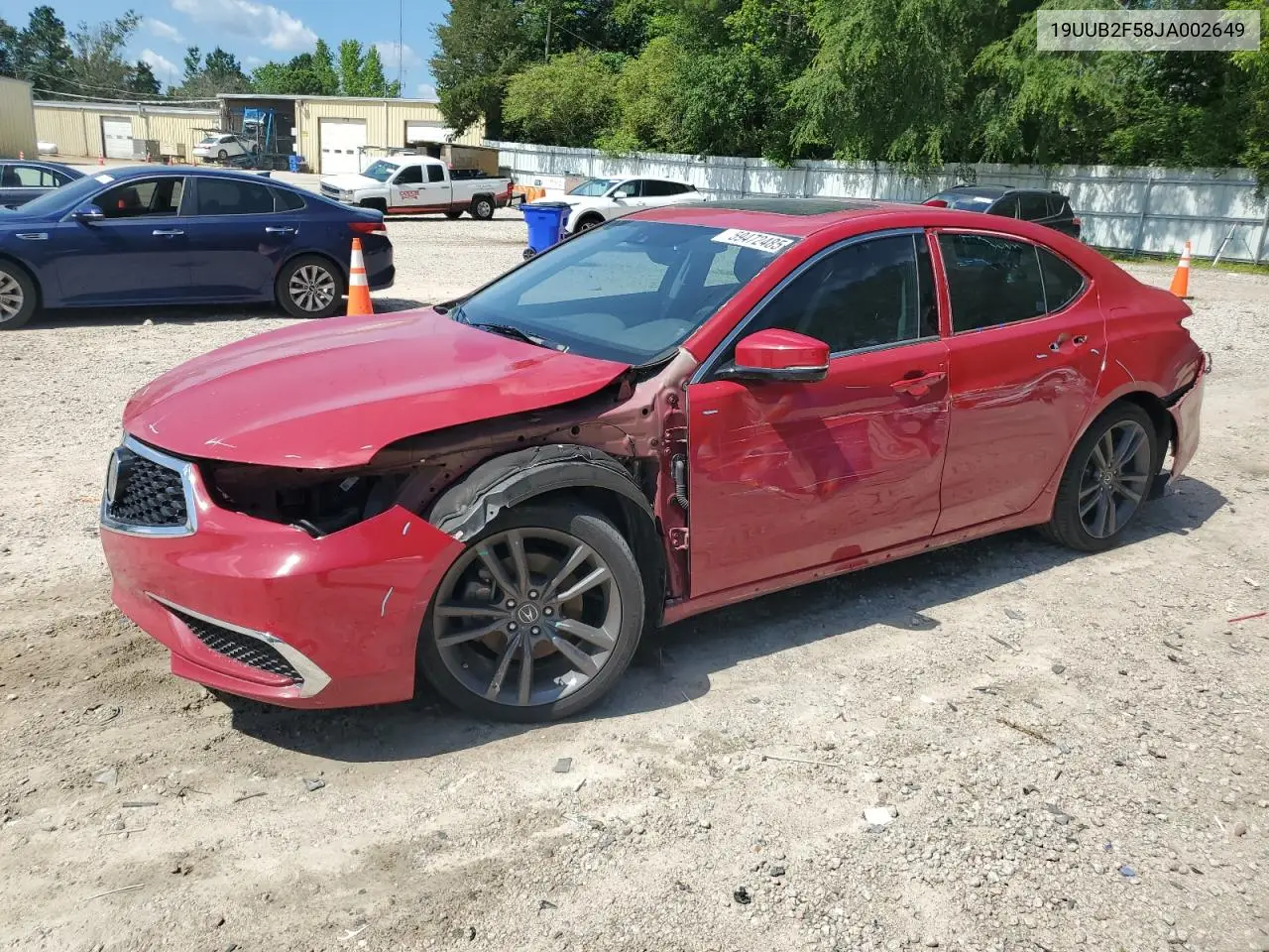 2018 Acura Tlx Tech VIN: 19UUB2F58JA002649 Lot: 59472485