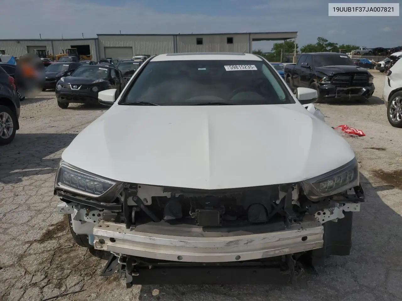 2018 Acura Tlx VIN: 19UUB1F37JA007821 Lot: 59815235