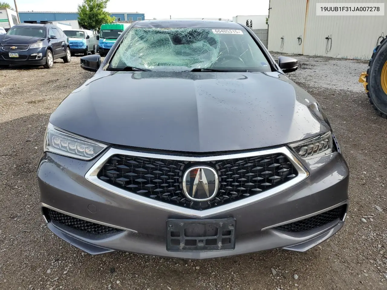 2018 Acura Tlx VIN: 19UUB1F31JA007278 Lot: 60405315
