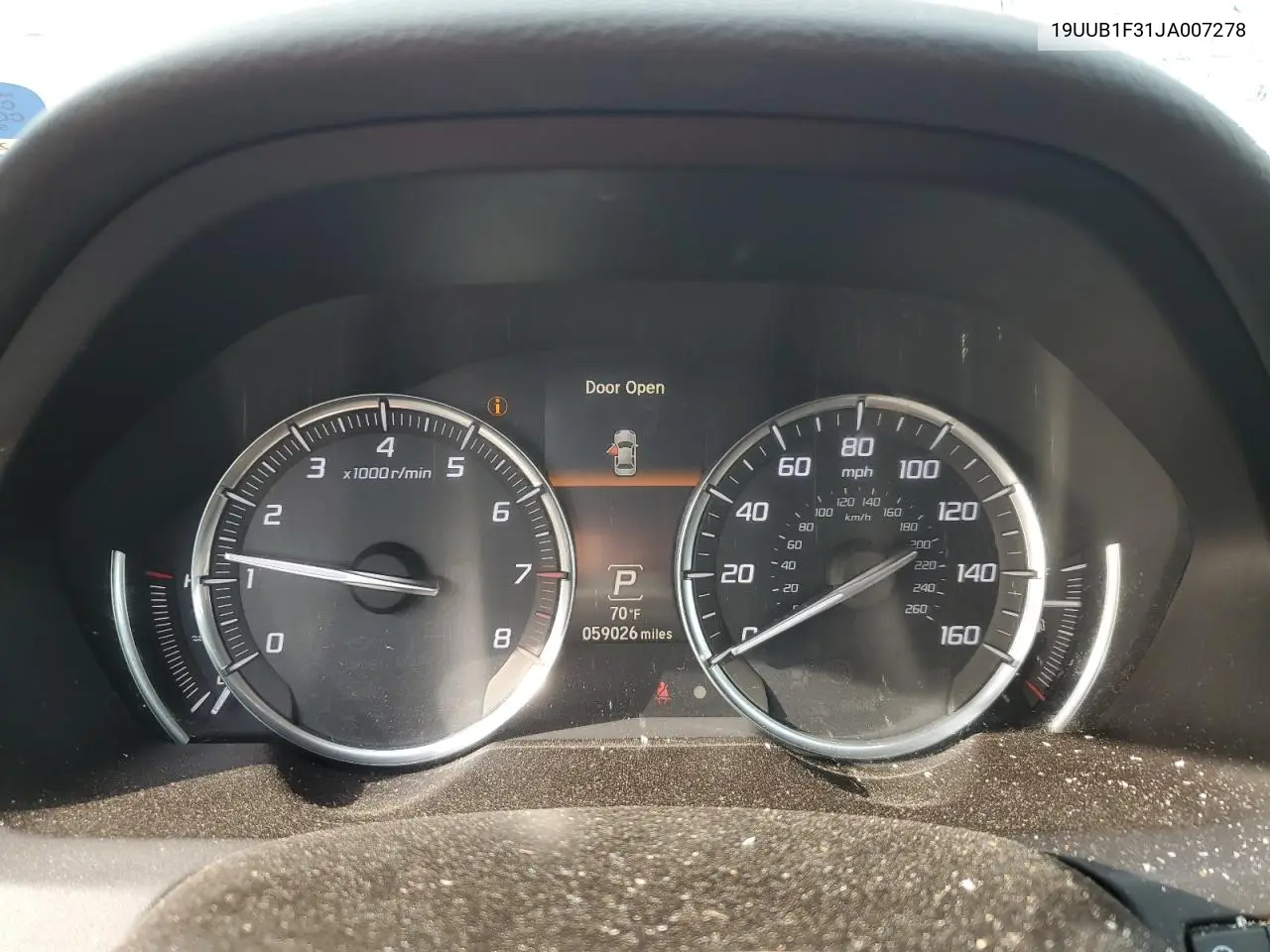 2018 Acura Tlx VIN: 19UUB1F31JA007278 Lot: 60405315