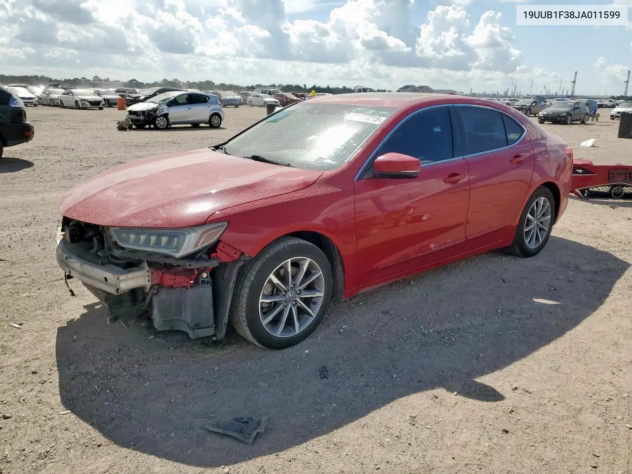2018 Acura Tlx VIN: 19UUB1F38JA011599 Lot: 61077215