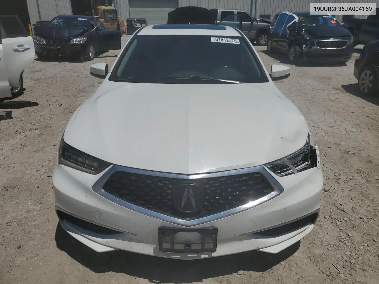2018 Acura Tlx VIN: 19UUB2F36JA004169 Lot: 61412575