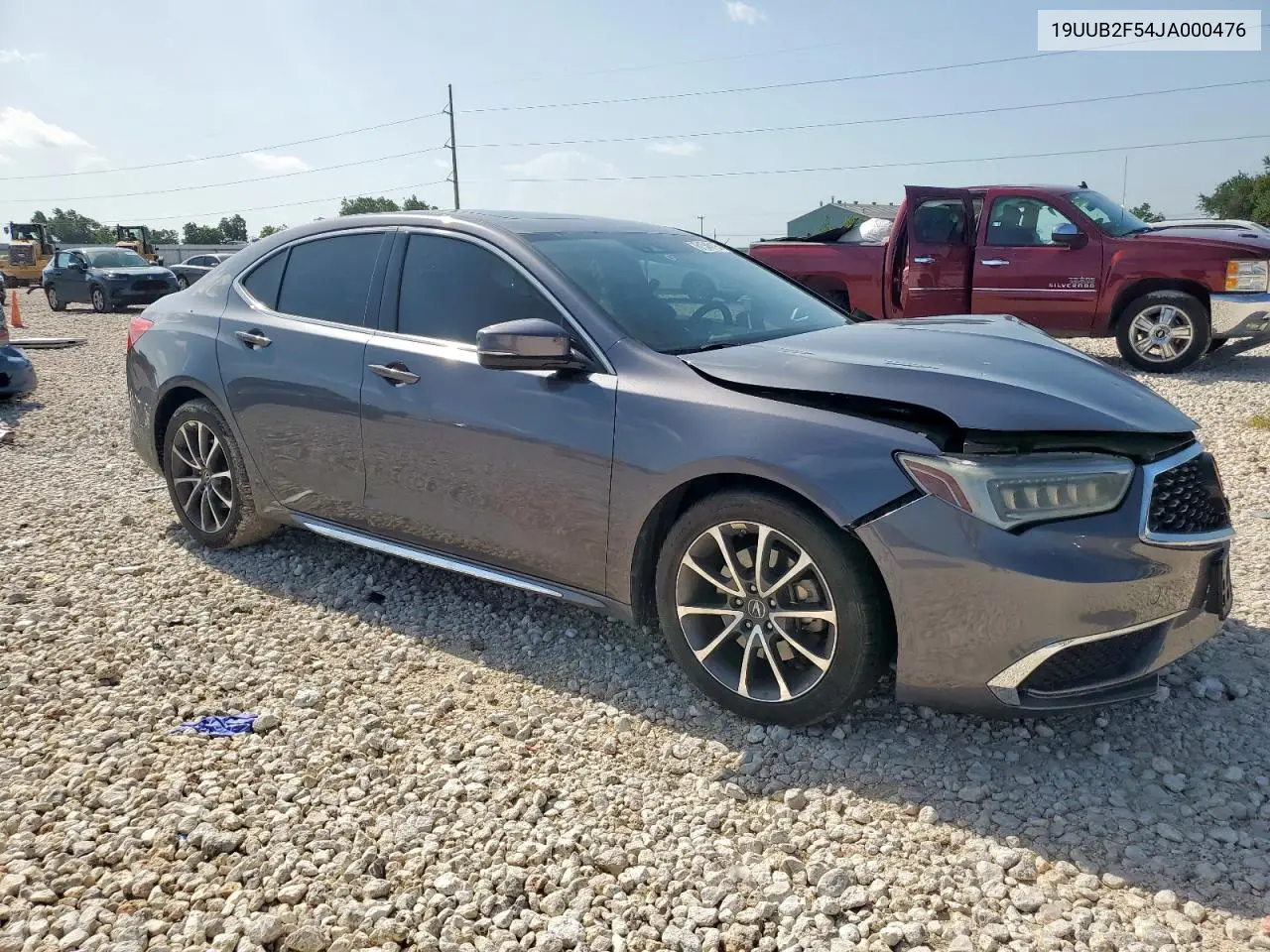 2018 Acura Tlx Tech VIN: 19UUB2F54JA000476 Lot: 61545195