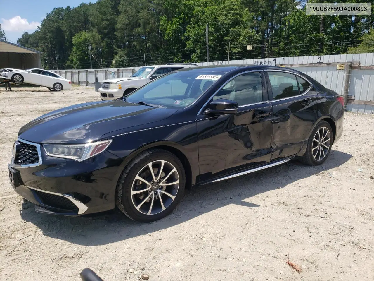 2018 Acura Tlx Tech VIN: 19UUB2F59JA000893 Lot: 61586695