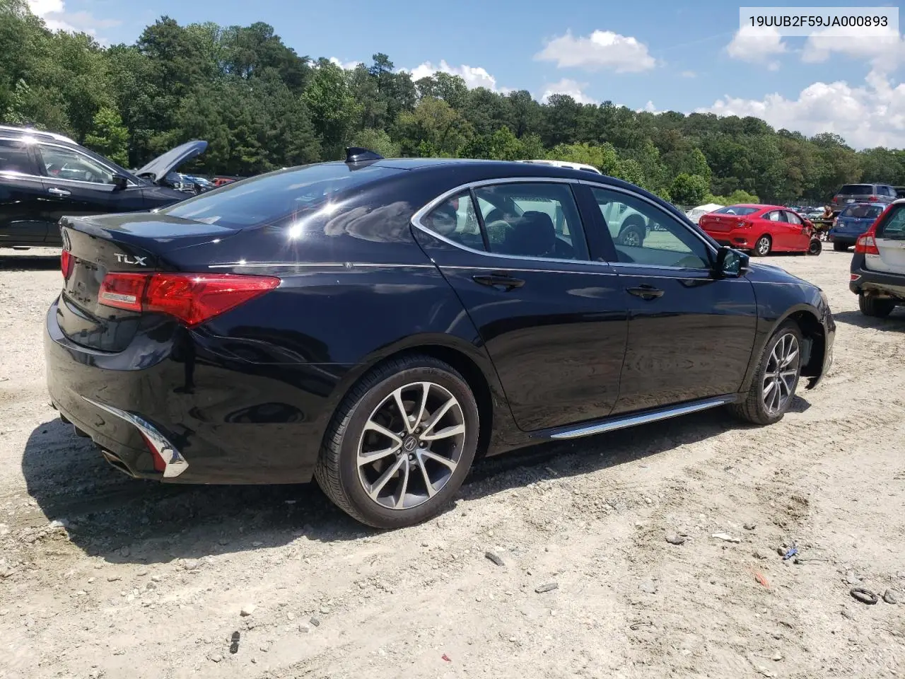 2018 Acura Tlx Tech VIN: 19UUB2F59JA000893 Lot: 61586695