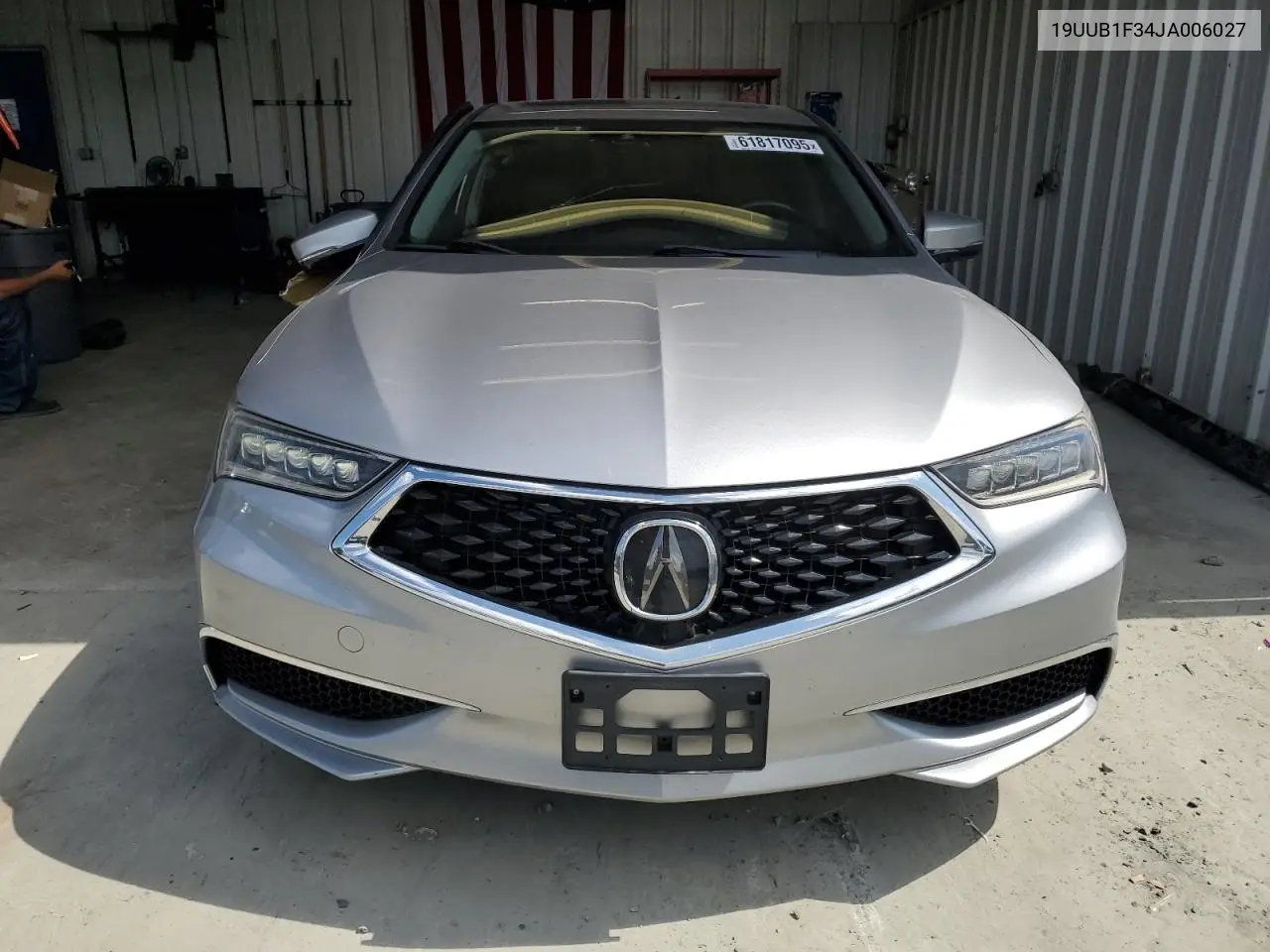 2018 Acura Tlx VIN: 19UUB1F34JA006027 Lot: 61817095