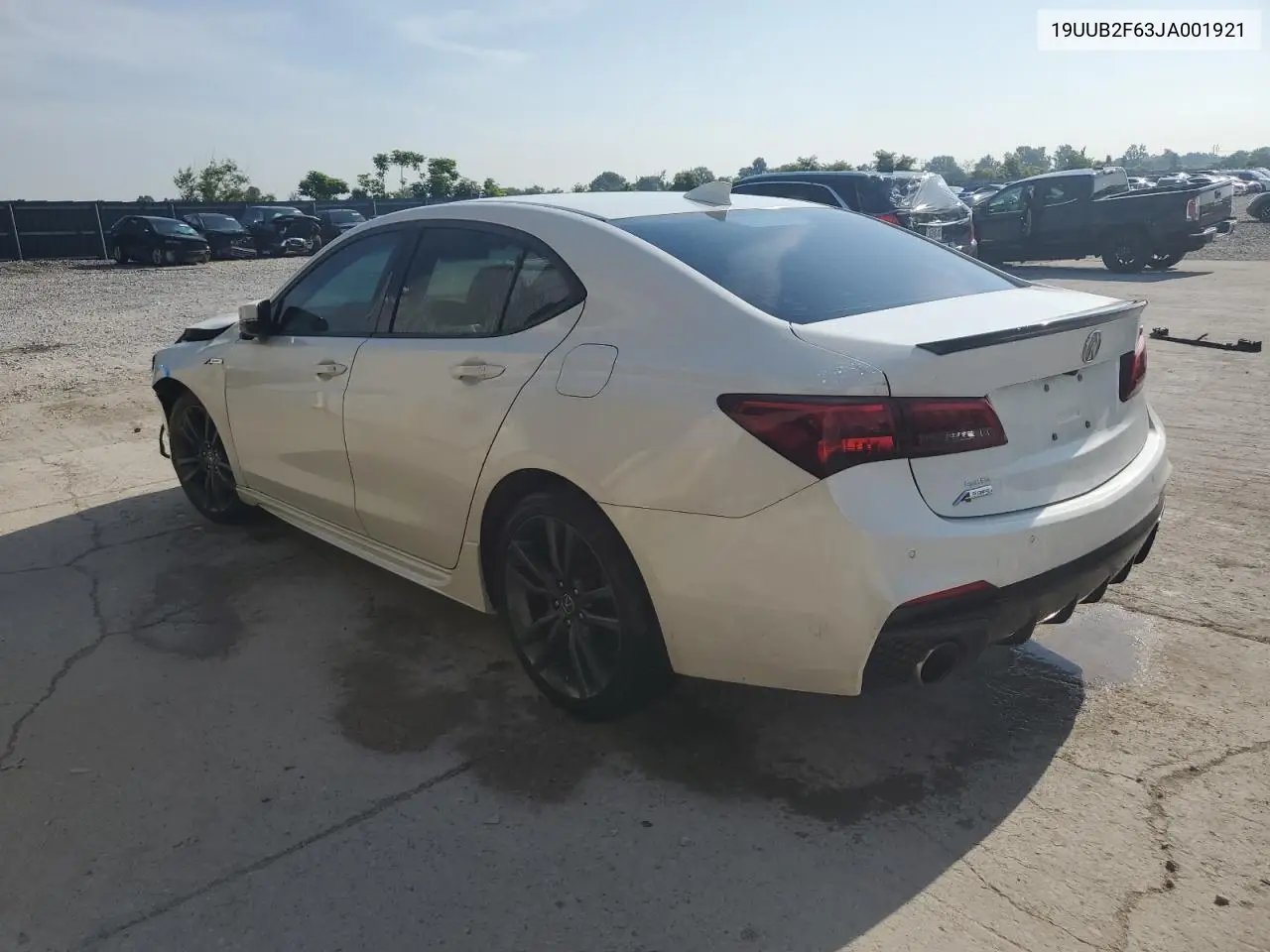2018 Acura Tlx Tech+A VIN: 19UUB2F63JA001921 Lot: 62278925