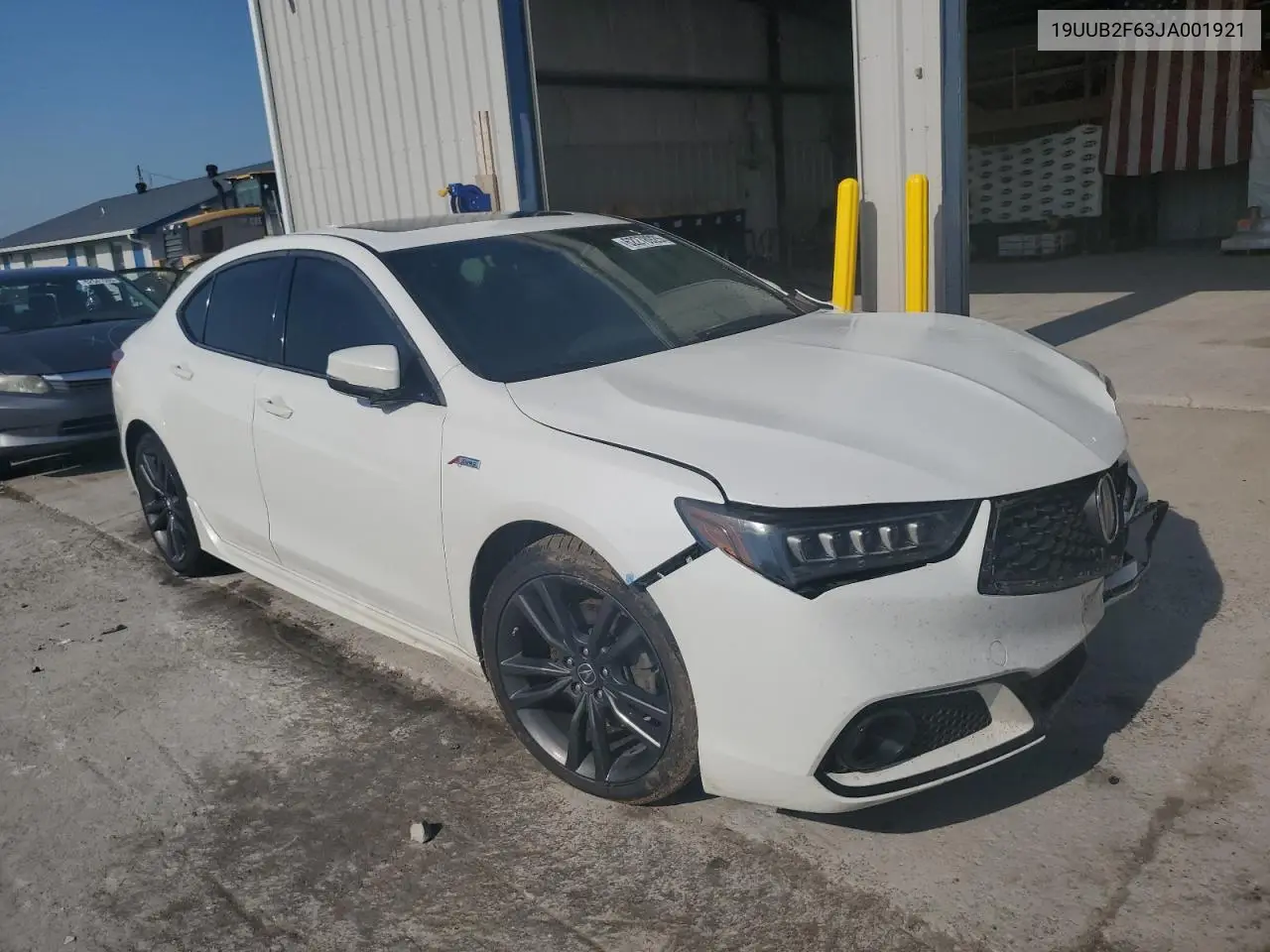 2018 Acura Tlx Tech+A VIN: 19UUB2F63JA001921 Lot: 62278925