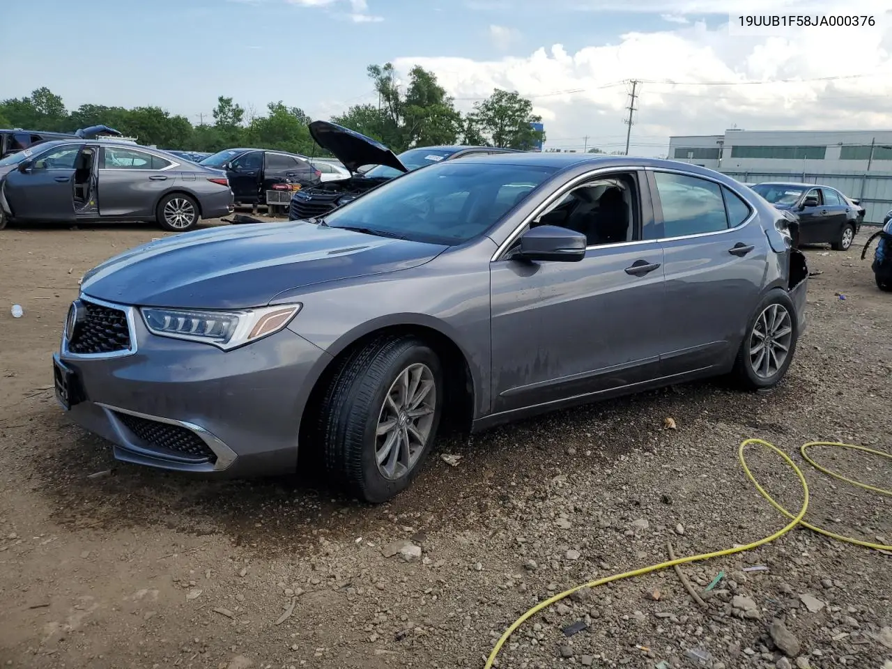 2018 Acura Tlx Tech VIN: 19UUB1F58JA000376 Lot: 62530795