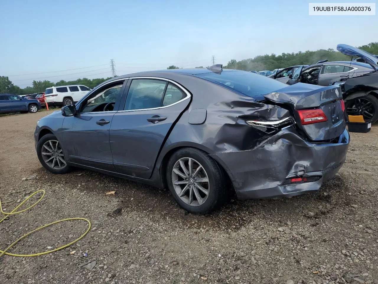 2018 Acura Tlx Tech VIN: 19UUB1F58JA000376 Lot: 62530795