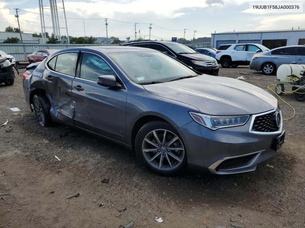 2018 Acura Tlx Tech VIN: 19UUB1F58JA000376 Lot: 62530795