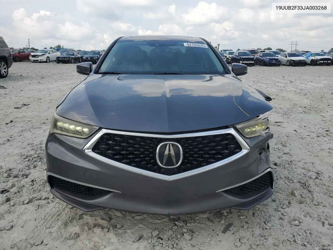 2018 Acura Tlx VIN: 19UUB2F33JA003268 Lot: 62755535
