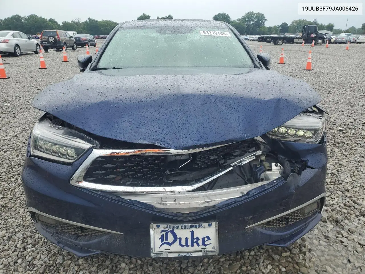 2018 Acura Tlx Advance VIN: 19UUB3F79JA006426 Lot: 63210485