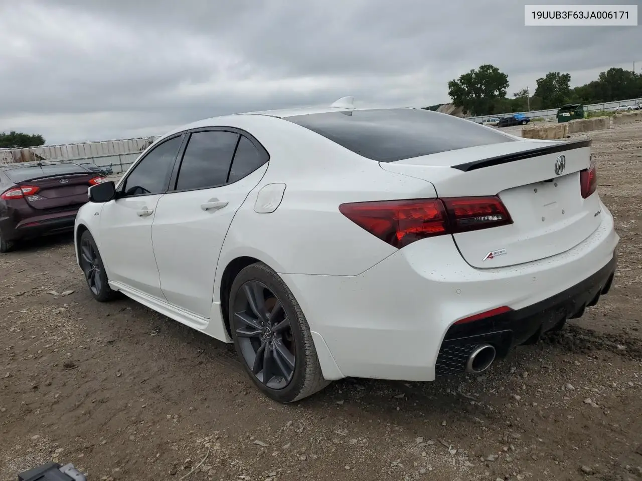 2018 Acura Tlx Tech+A VIN: 19UUB3F63JA006171 Lot: 63232305
