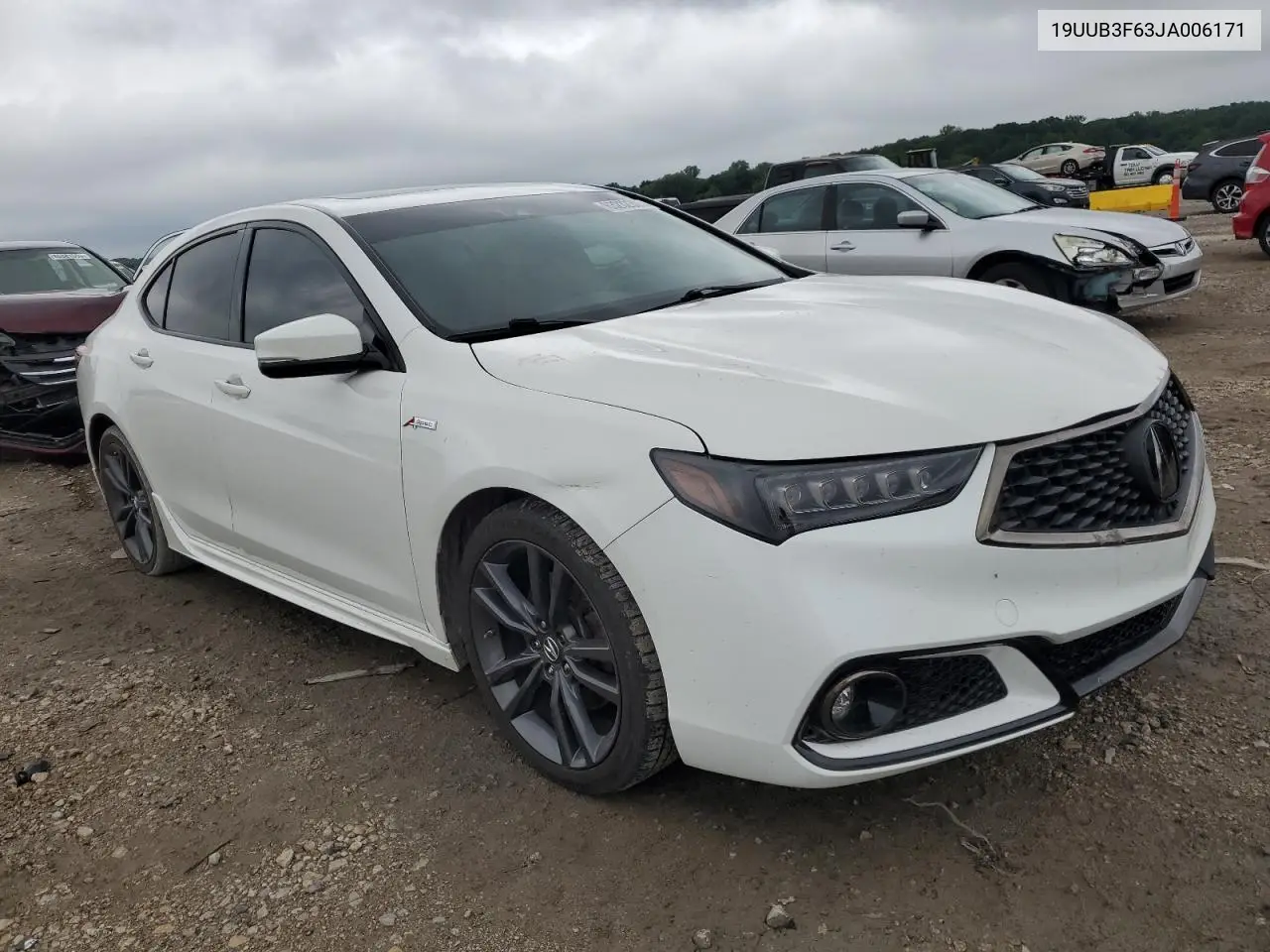 2018 Acura Tlx Tech+A VIN: 19UUB3F63JA006171 Lot: 63232305