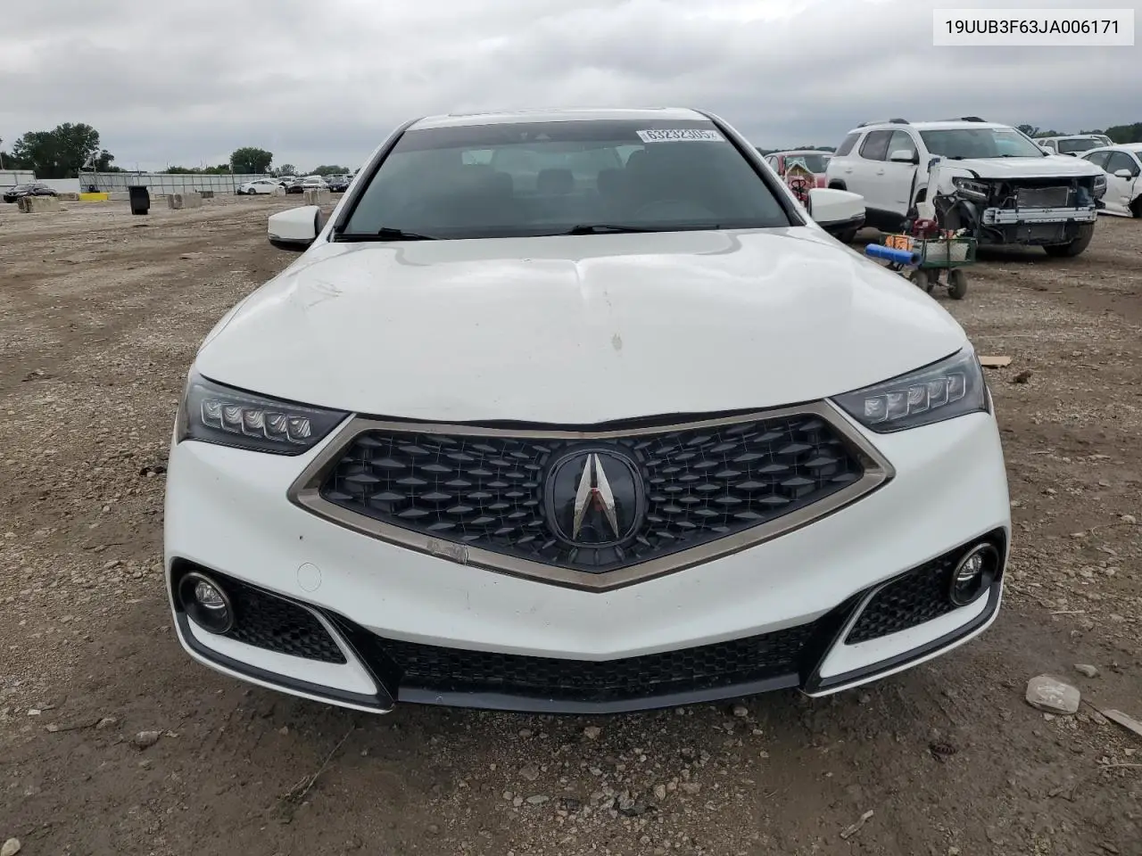 2018 Acura Tlx Tech+A VIN: 19UUB3F63JA006171 Lot: 63232305