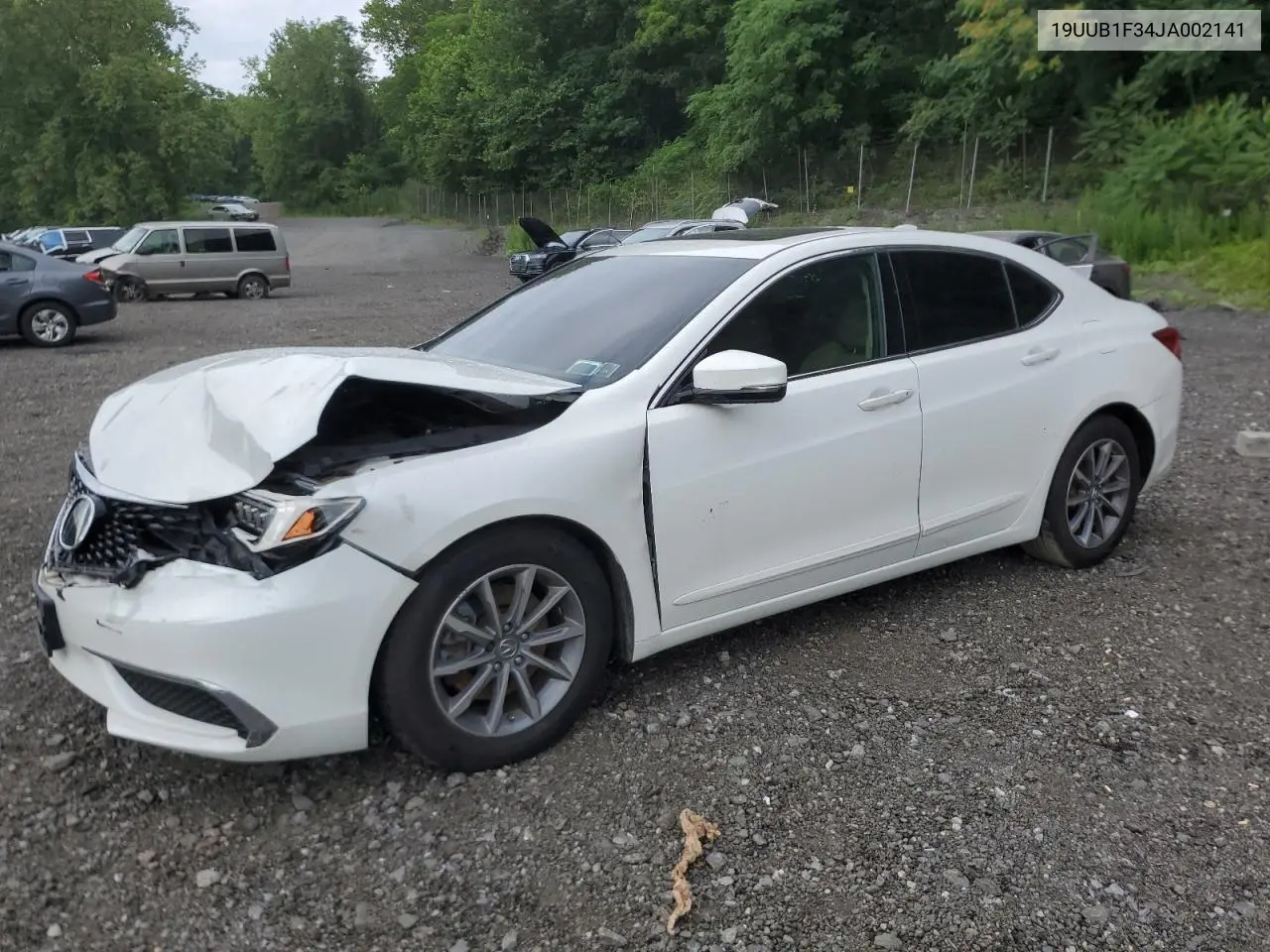 2018 Acura Tlx VIN: 19UUB1F34JA002141 Lot: 64097835