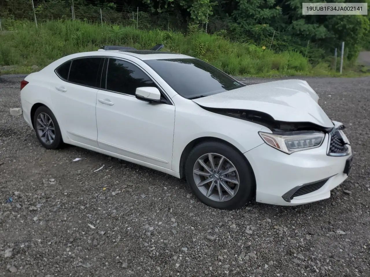 2018 Acura Tlx VIN: 19UUB1F34JA002141 Lot: 64097835