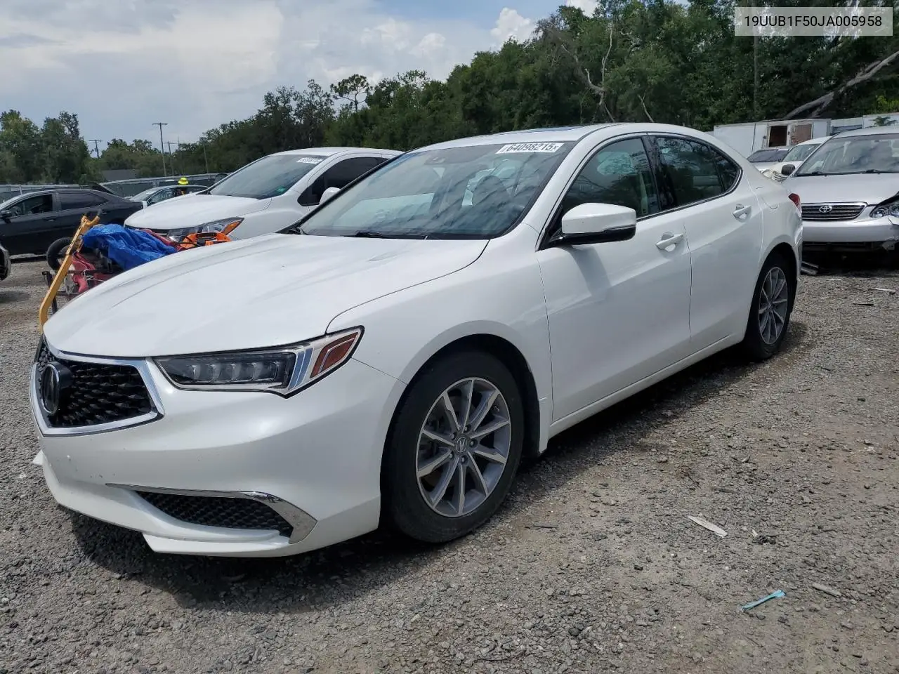 2018 Acura Tlx Tech VIN: 19UUB1F50JA005958 Lot: 64098215