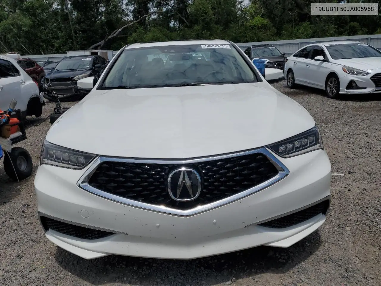 2018 Acura Tlx Tech VIN: 19UUB1F50JA005958 Lot: 64098215